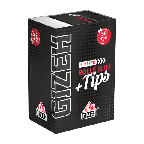 Gizeh Black Rolls 5 mètres + 50 filtres