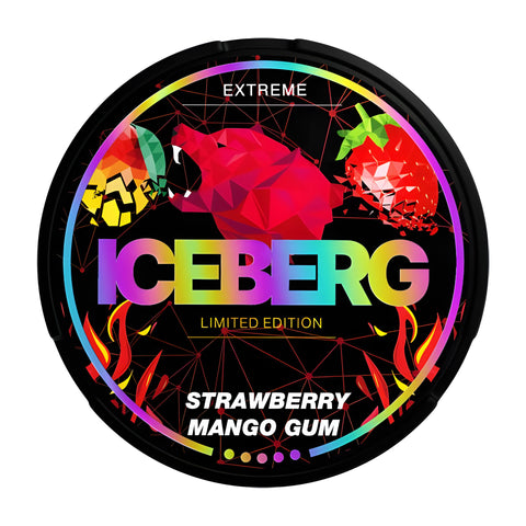 Chewing-gum Iceberg Fraise Mangue
