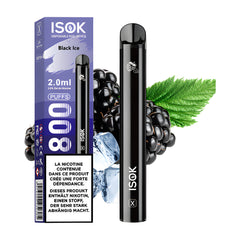 ISOK X Black Berry Ice 800 bouffées 20mg