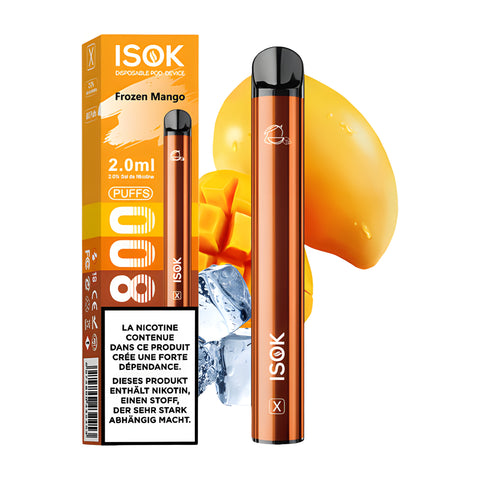 ISOK X Mangue Glacée 800 Bouffées 20mg