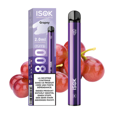 ISOK X Grapey 800 Puffs 20mg