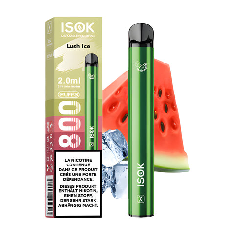 ISOK X Lush Ice 800 bouffées 20mg