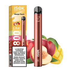 ISOK X Mangue Pêche 800 bouffées 20 mg de nicotine