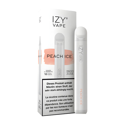 IZY Vape Pêche Glacée 600 bouffées 18mg de nicotine