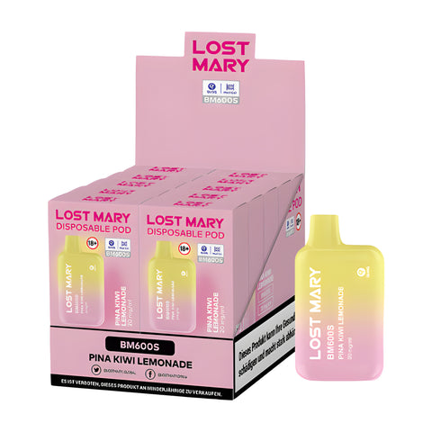 Lost Mary Pina Kiwi Lemonade 600 bouffées