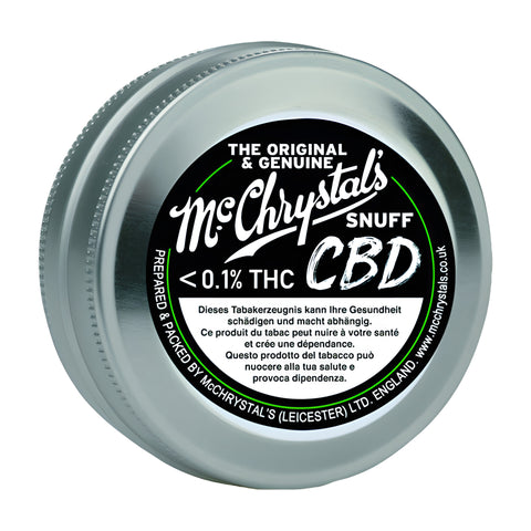 Tabac à priser au CBD Mc Chrystal's