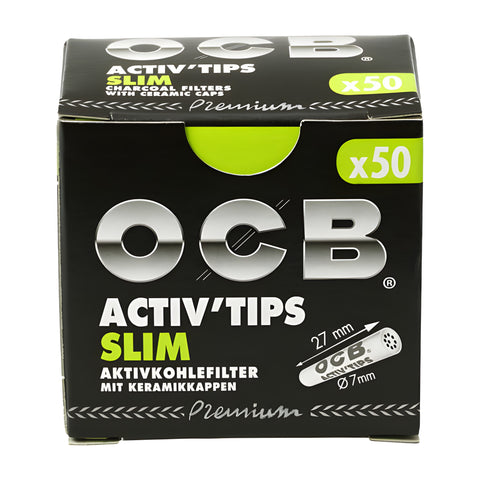 OCB Premium Slim Activ Charcoal