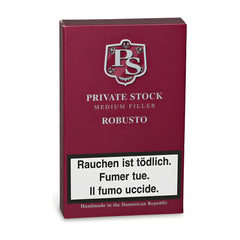 Pack de 4 cigares Private Stock Medium Filler Robusto