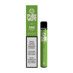 Pure Vape CBD Sour Apple Blast 600 bouffées