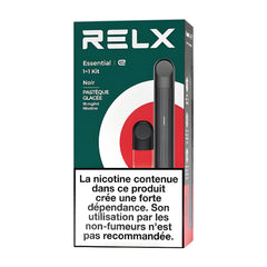 RELX Ess. Kit-BLACK-FRA-Pod Pro-Fr. Red-18mg/ml