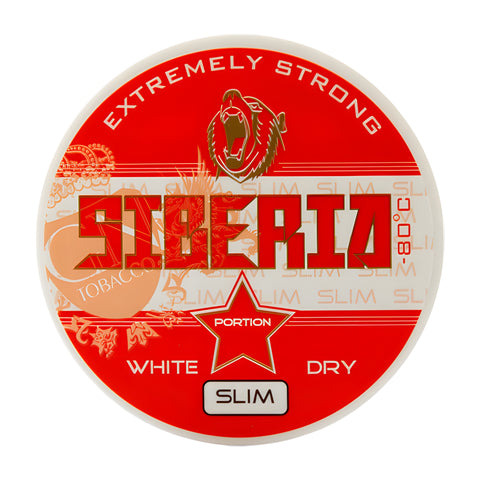 Siberia 80°C White Dry Slim Portion 13 g - 13 g x 10 paquets