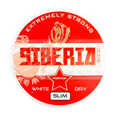 Siberia 80°C White Dry Slim Portion 13g - 13 g x 5 paquets
