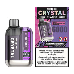 SKE Crystal CL6000 2ml + 10ml Blueb. Rasb. 2% Nic.