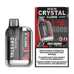 SKE Crystal CL6000 2ml + 10ml Fizzy Cherry 2% Nic.