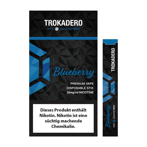 Trokadero Blueberry 300 bouffées 20mg