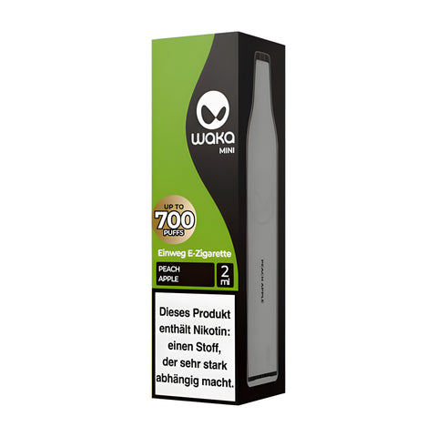 Appareil WAKA MINI-1 - Pêche Pomme - 18 mg/ml