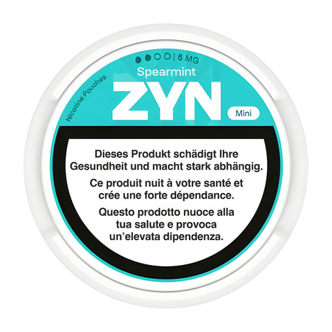 Zyn Spearmint Mini 6 mg