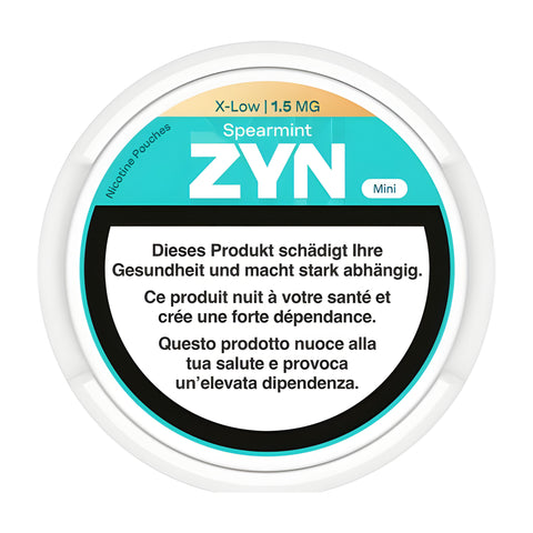 Zyn Spearmint Mini X-Low 1,5 mg