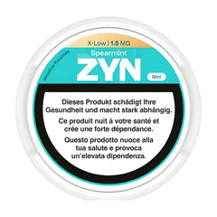 Zyn Spearmint Mini X-Low 1,5 mg