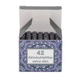 420z Aktivkohlefilter Xtra-Slim PURPLE - 42 Tips