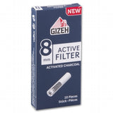 GIZEH Aktivkohle Filter 8mm (25 x 10Stk)