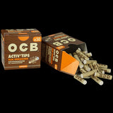 OCB Virgin Unbleached Aktivkohlefilter 7mm, 50 Stk, 10-er Display