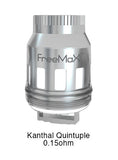 3 x FreeMax Mesh Pro Kanthal Quintuple Coils 0.15ohm