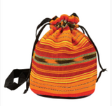 Guatemala Bag bunt gross mit Kordel, 23 x 23cm