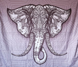 Wandtuch Elephant Mandala - 150 x 130cm