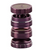 Grinder Amsterdam Hanfblatt, Plum, 40mm, 4tlg. (12er)