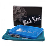 Black Leaf LED Rolling Tray, blau